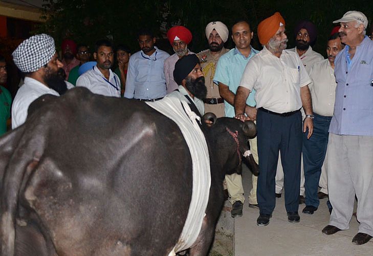 Sh. VP Singh Badnore, Governor of Punjab visited at Veterinary Hospital on 21st Sept 2016